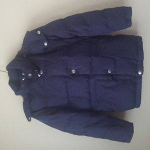 GapKids Boys Blue Puffer Coat, Size Small (6-7)